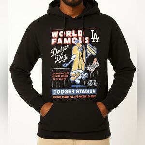 Los Angeles Dodgers 1962 World Famous Dodger Dog Graphic Sweatshirt-Size Small
